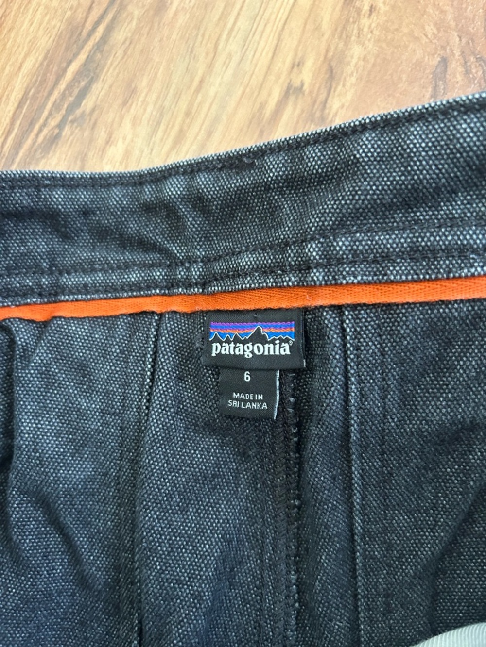 Patagonia Iron Forge Double Knee Pants Black Hemp Workwear Outdoors Womens Sz 6 - Picture 6 of 11
